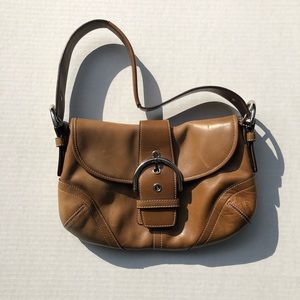 Brown Coach Shoulder Bag